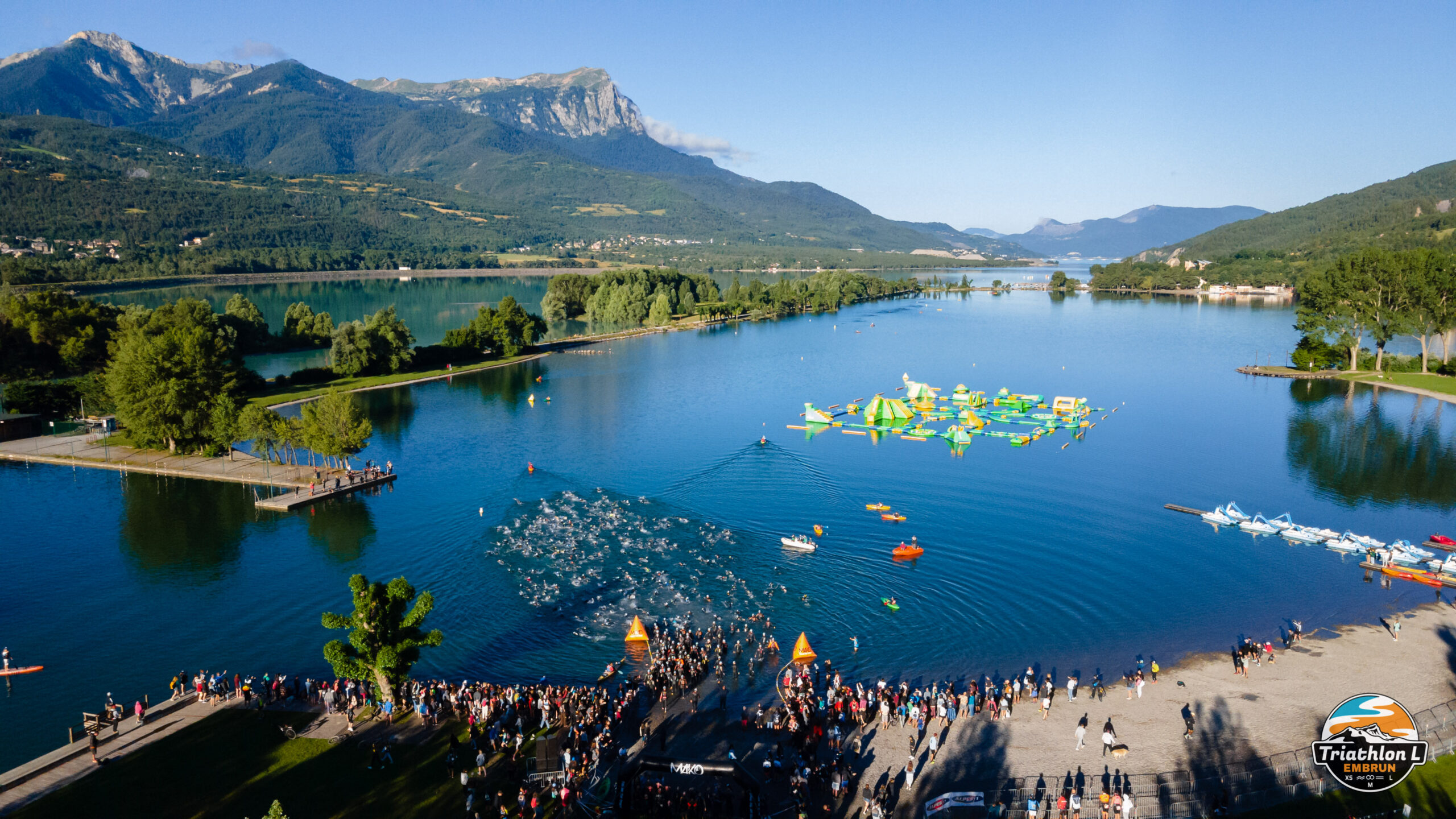 Plage-Lac-Serre-poncon Plage Lac de Serre Ponçon - Lou Mélèze Location de vacances