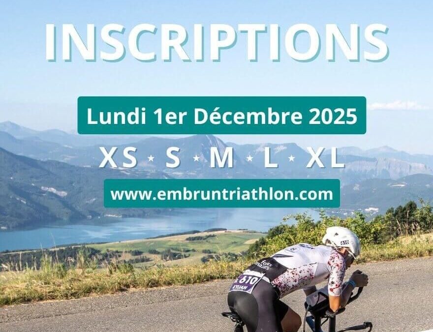 Ouverture des réservations du Triathlon d’Embrun 2026 : réservez votre logement maintenant